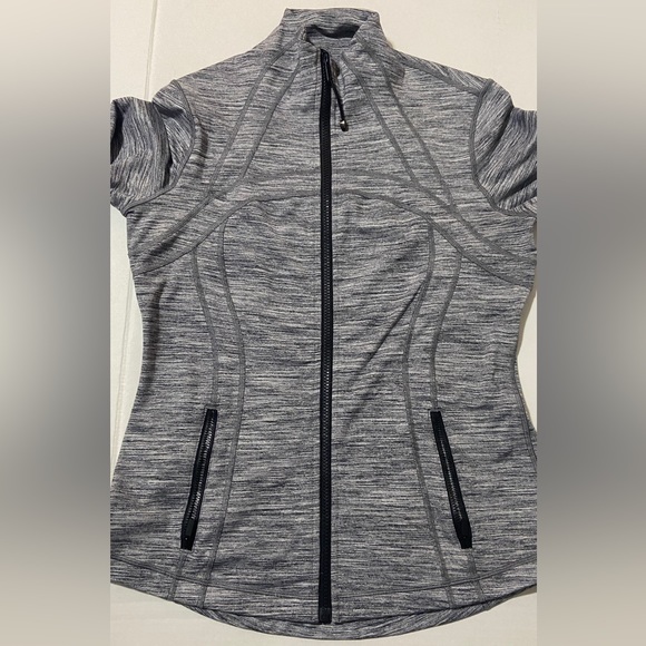 Lululemon Define Jacket speckled gray-Size:10- - Picture 7 of 11